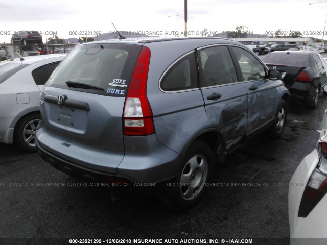 JHLRE38398C024254 - 2008 HONDA CR-V LX SILVER photo 4