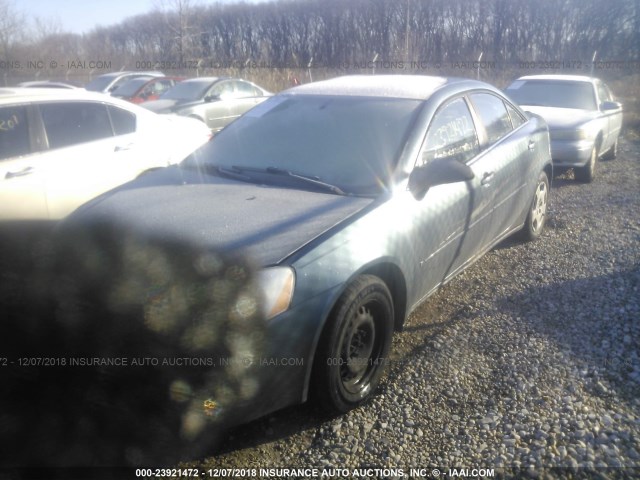 1G2ZF55B064154758 - 2006 PONTIAC G6 SE GREEN photo 2