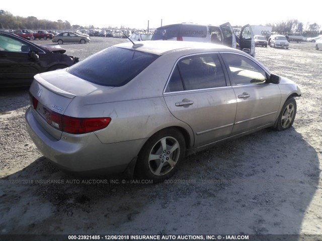 JHMCN36465C005847 - 2005 HONDA ACCORD HYBRID GOLD photo 4