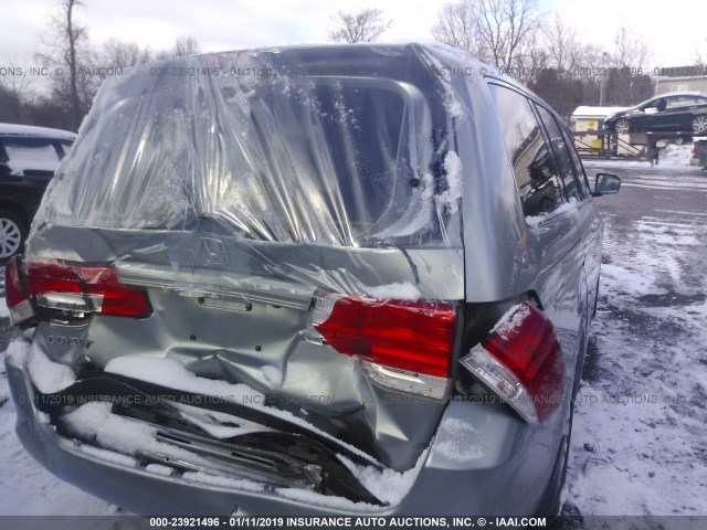 5FNRL38608B065131 - 2008 HONDA ODYSSEY EXL Light Blue photo 6