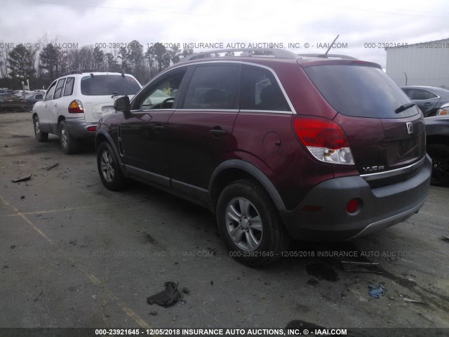 3GSCL33P19S521334 - 2009 SATURN VUE XE BURGUNDY photo 3