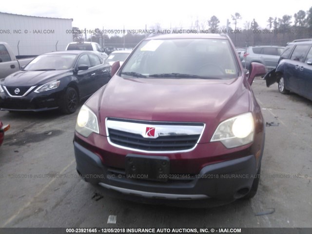 3GSCL33P19S521334 - 2009 SATURN VUE XE BURGUNDY photo 6