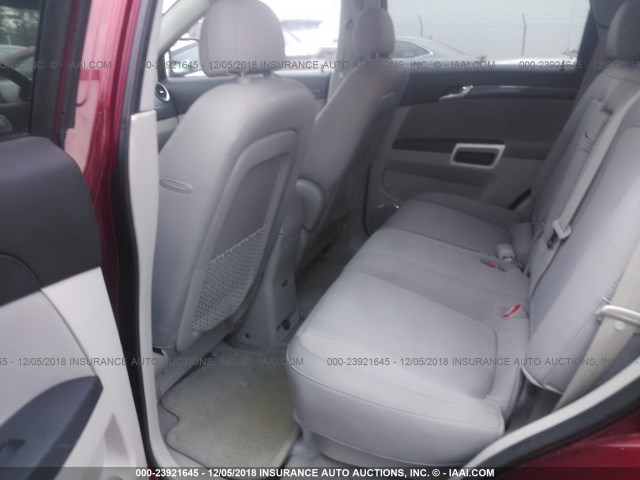 3GSCL33P19S521334 - 2009 SATURN VUE XE BURGUNDY photo 8