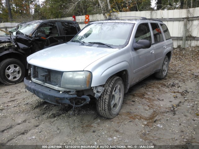 1GNDS33S992119619 - 2009 CHEVROLET TRAILBLAZER LT SILVER photo 2