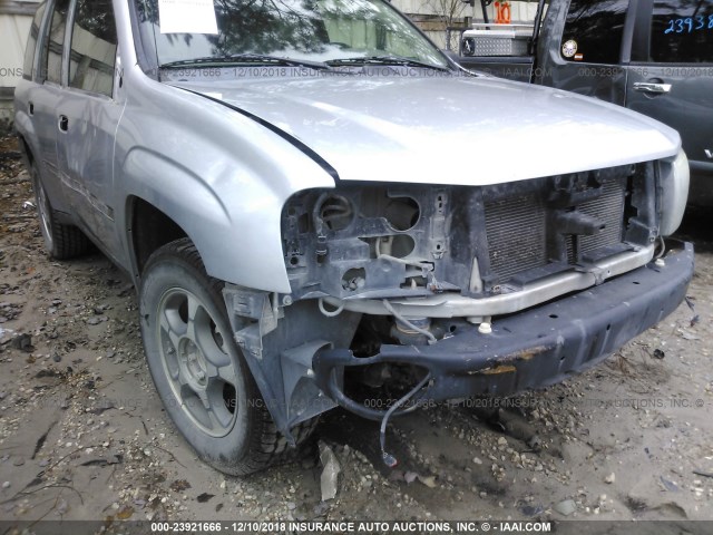 1GNDS33S992119619 - 2009 CHEVROLET TRAILBLAZER LT SILVER photo 6