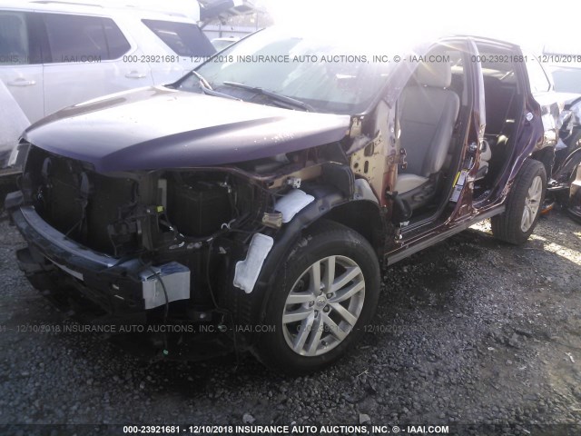 5TDZKRFH8FS094430 - 2015 TOYOTA HIGHLANDER LE/LE PLUS MAROON photo 6