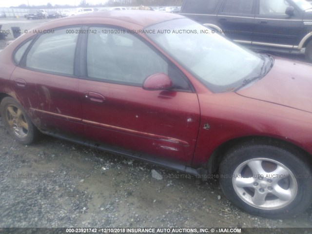 1FAFP55282G265424 - 2002 FORD TAURUS SES MAROON photo 6