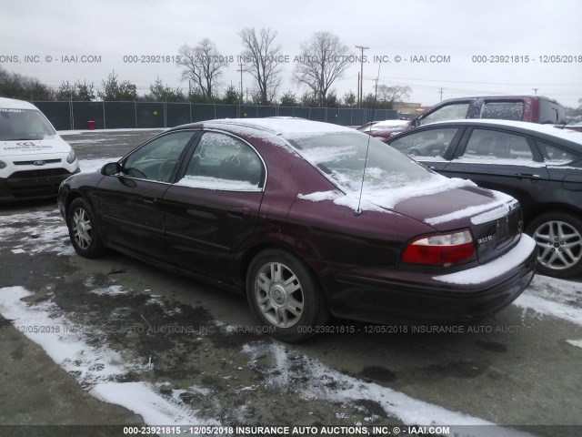 1MEHM50U05A616448 - 2005 MERCURY SABLE GS BURGUNDY photo 3