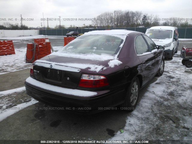 1MEHM50U05A616448 - 2005 MERCURY SABLE GS BURGUNDY photo 4