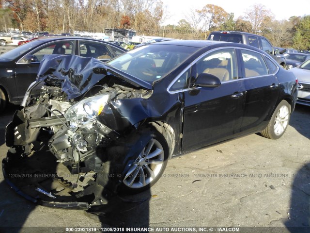 1G4PS5SK9C4125902 - 2012 BUICK VERANO BLACK photo 2