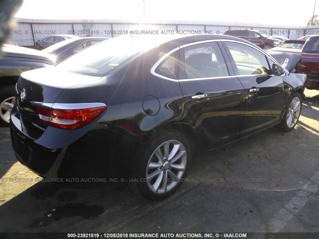 1G4PS5SK9C4125902 - 2012 BUICK VERANO BLACK photo 4