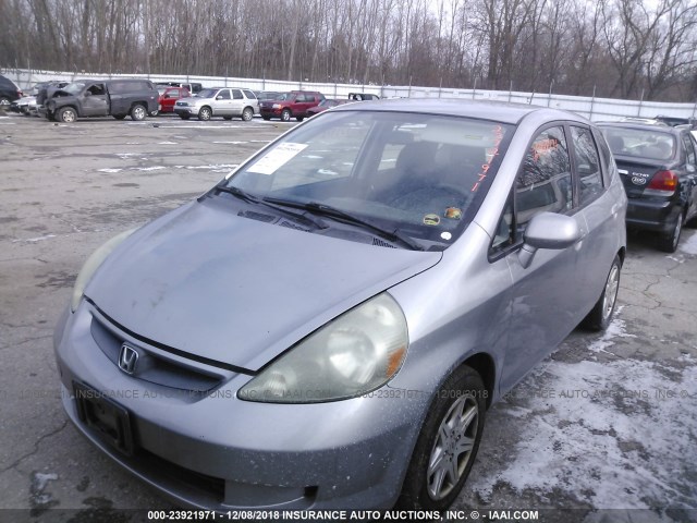 JHMGD37477S037900 - 2007 HONDA FIT SILVER photo 2