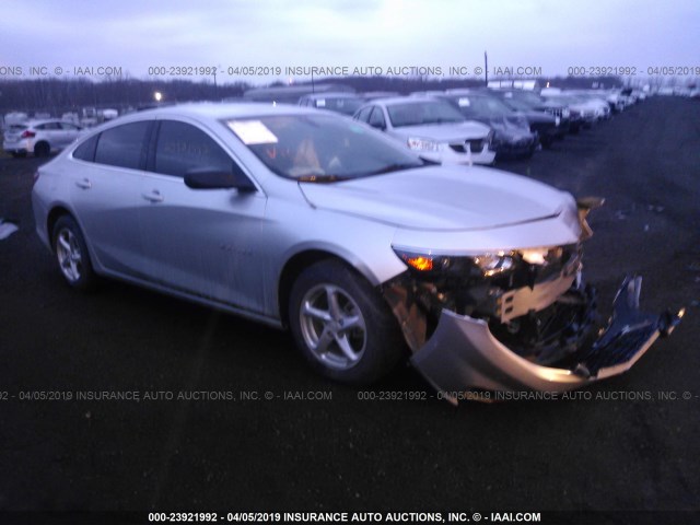 1G1ZB5ST7GF222220 - 2016 CHEVROLET MALIBU LS SILVER photo 1