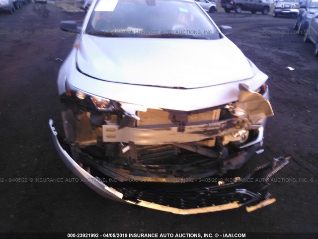 1G1ZB5ST7GF222220 - 2016 CHEVROLET MALIBU LS SILVER photo 6