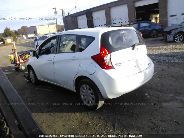 3N1CE2CP3FL404024 - 2015 NISSAN VERSA NOTE S/S PLUS/SV/SL/SR WHITE photo 3