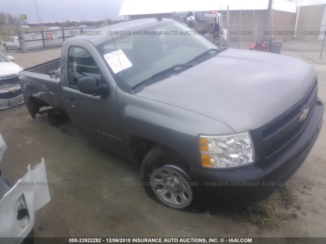 1GCEC14X99Z237363 - 2009 CHEVROLET SILVERADO C1500 SILVER photo 1