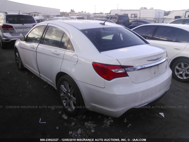 1C3CCBBB0DN515446 - 2013 CHRYSLER 200 TOURING WHITE photo 3