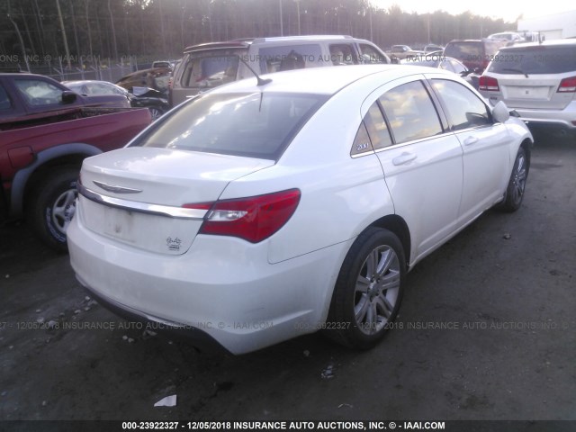 1C3CCBBB0DN515446 - 2013 CHRYSLER 200 TOURING WHITE photo 4