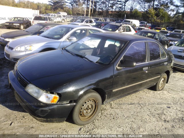 1N4AB41DXSC731162 - 1995 NISSAN SENTRA XE/GXE/GLE/BASE BLACK photo 2