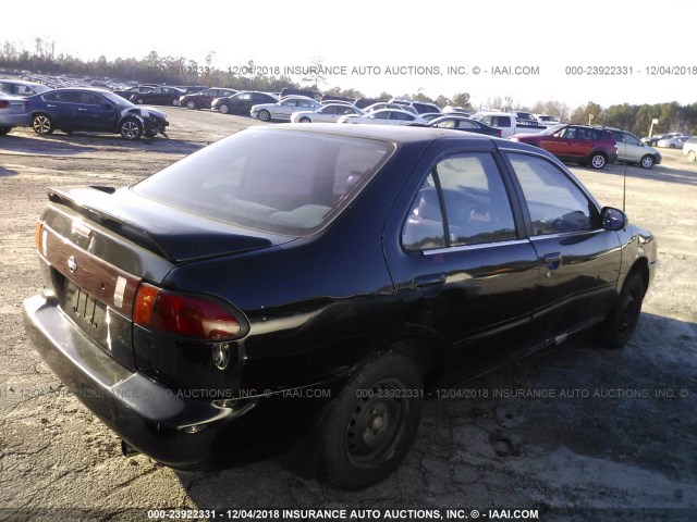 1N4AB41DXSC731162 - 1995 NISSAN SENTRA XE/GXE/GLE/BASE BLACK photo 4