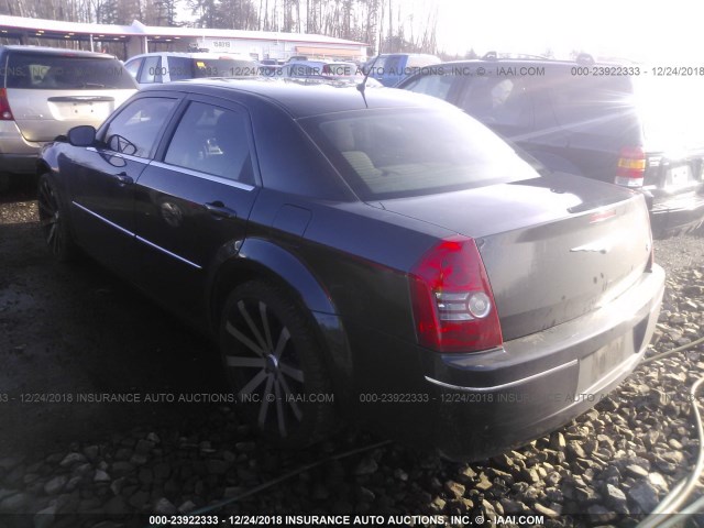 2C3KA53G38H252980 - 2008 CHRYSLER 300 TOURING BLACK photo 3