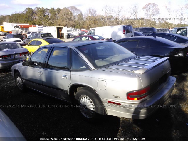 2G4WB54T0P1453826 - 1993 BUICK REGAL CUSTOM SILVER photo 3