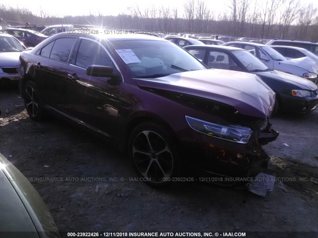 1FAHP2E82FG120882 - 2015 FORD TAURUS SEL RED photo 1