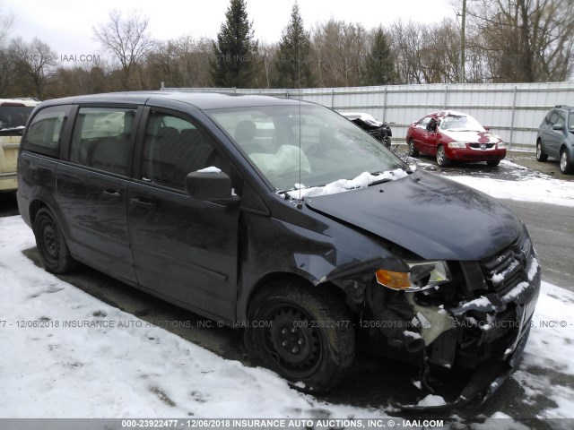 2D8HN44HX8R600149 - 2008 DODGE GRAND CARAVAN SE BLUE photo 1