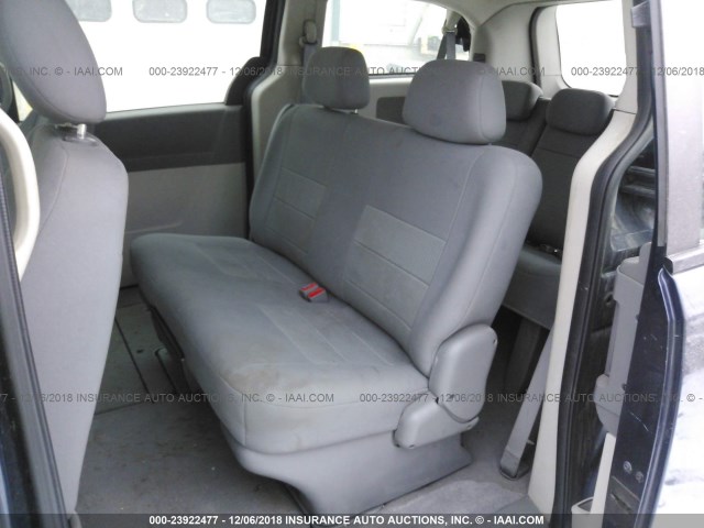 2D8HN44HX8R600149 - 2008 DODGE GRAND CARAVAN SE BLUE photo 8