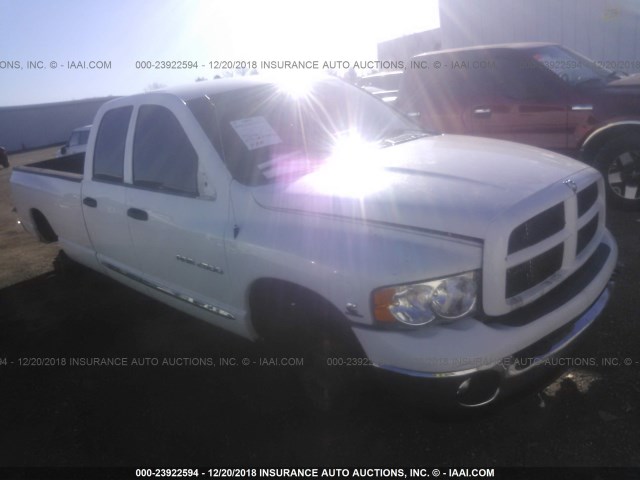 3D7KS28C25G775177 - 2005 DODGE RAM 2500 ST/SLT WHITE photo 1