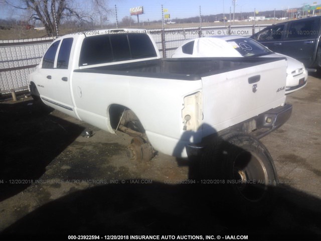 3D7KS28C25G775177 - 2005 DODGE RAM 2500 ST/SLT WHITE photo 3