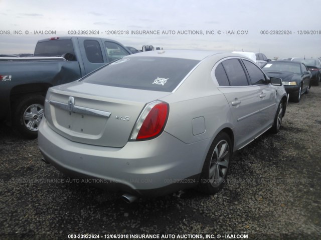 1LNHM93R59G627749 - 2009 LINCOLN MKS SILVER photo 4