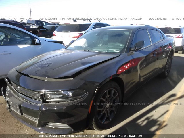 2C3CDXJG4JH230843 - 2018 DODGE CHARGER GT BLACK photo 2