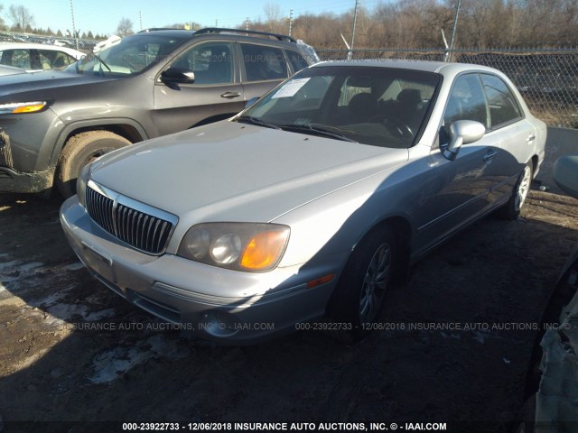 KMHFU45E63A244501 - 2003 HYUNDAI XG 350 SILVER photo 2