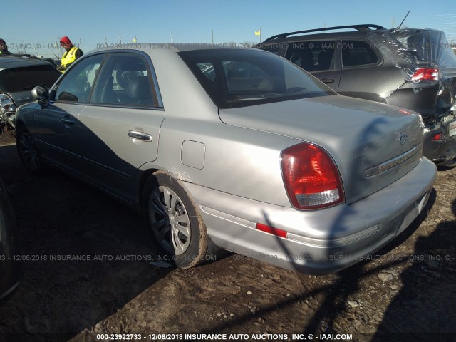 KMHFU45E63A244501 - 2003 HYUNDAI XG 350 SILVER photo 3