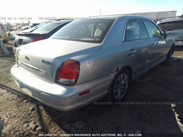 KMHFU45E63A244501 - 2003 HYUNDAI XG 350 SILVER photo 4