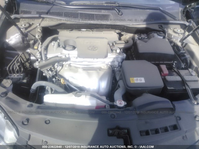 4T1BF1FK2HU813023 - 2017 TOYOTA CAMRY LE/XLE/SE/XSE BLACK photo 10