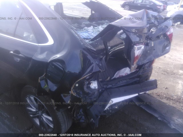 4T1BF1FK2HU813023 - 2017 TOYOTA CAMRY LE/XLE/SE/XSE BLACK photo 6