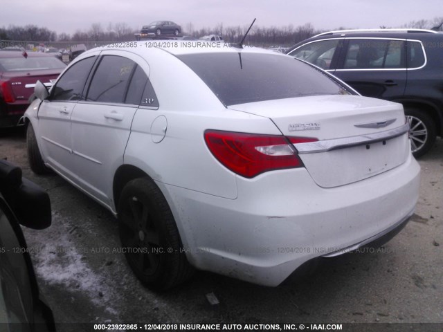 1C3CCBAB9CN271621 - 2012 CHRYSLER 200 LX WHITE photo 3