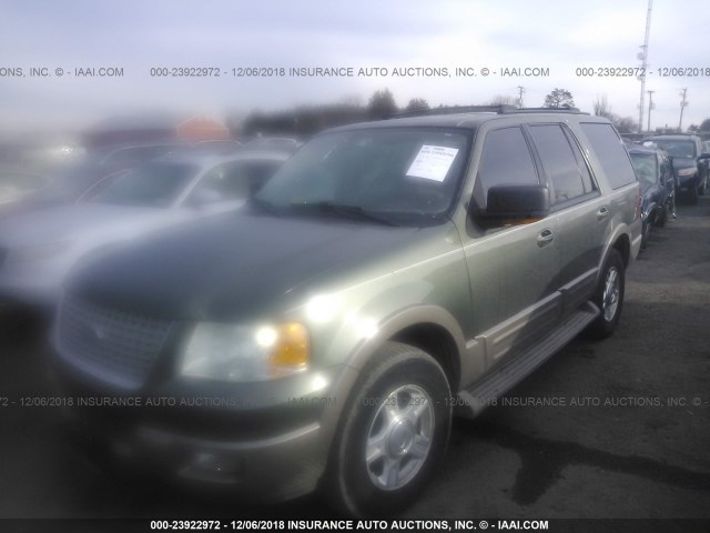 1FMFU18L94LA56697 - 2004 FORD EXPEDITION EDDIE BAUER GREEN photo 2