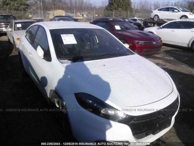 1C3CDFBB5GD555908 - 2016 DODGE DART SXT WHITE photo 1