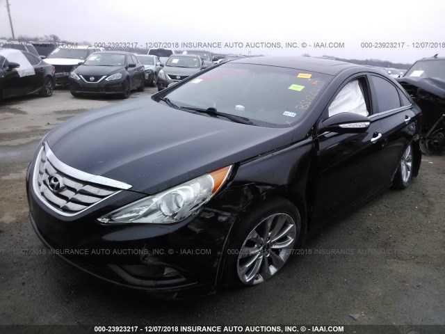 5NPEC4AB1BH257100 - 2011 HYUNDAI SONATA SE/LIMITED BLACK photo 2