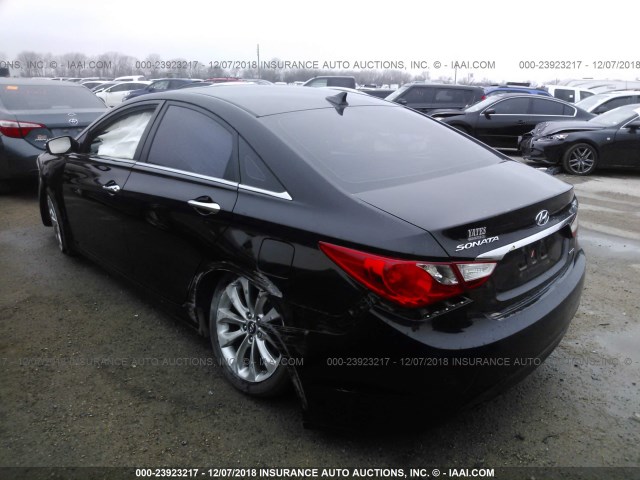 5NPEC4AB1BH257100 - 2011 HYUNDAI SONATA SE/LIMITED BLACK photo 3