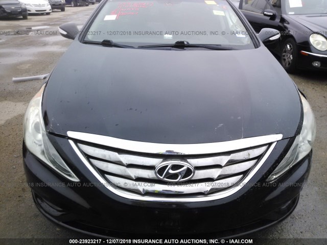 5NPEC4AB1BH257100 - 2011 HYUNDAI SONATA SE/LIMITED BLACK photo 6