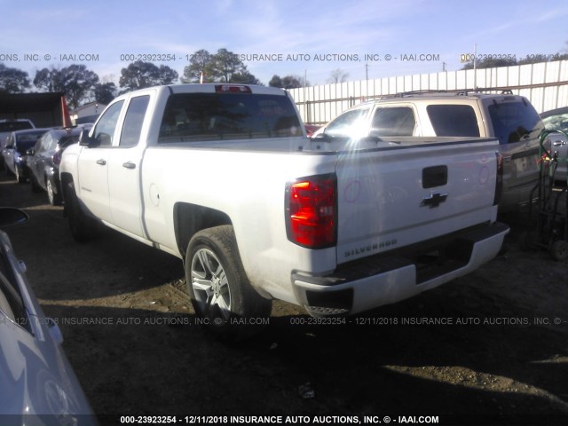 1GCRCPEC7HZ408030 - 2017 CHEVROLET SILVERADO C1500 CUSTOM WHITE photo 3