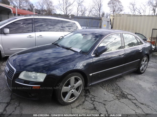 WAULV44E17N014494 - 2007 AUDI A8 Dark Blue photo 2