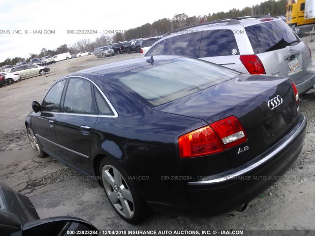 WAULV44E17N014494 - 2007 AUDI A8 Dark Blue photo 3