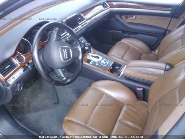 WAULV44E17N014494 - 2007 AUDI A8 Dark Blue photo 5