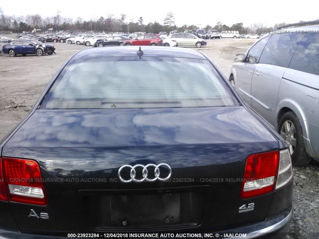 WAULV44E17N014494 - 2007 AUDI A8 Dark Blue photo 6