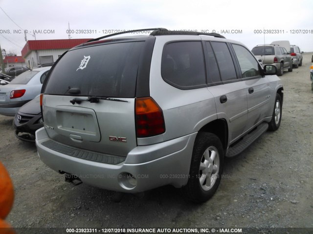 1GKDT13S662239887 - 2006 GMC ENVOY SILVER photo 4